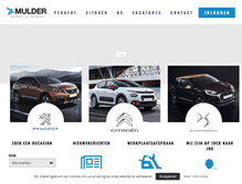 Tablet Screenshot of mulderautomotive.nl
